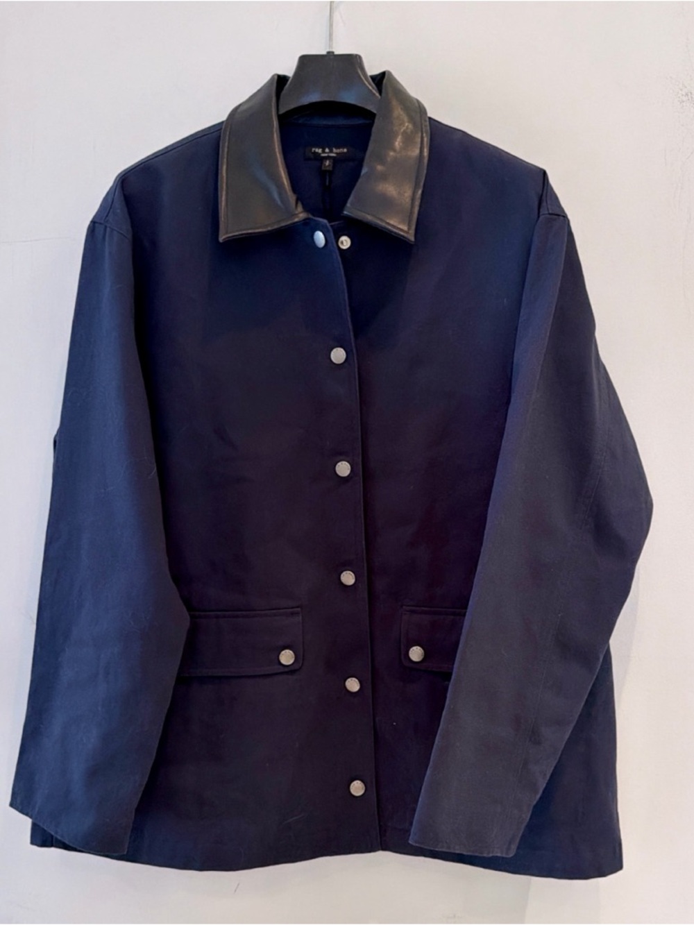 New w/ Tags Rag & Bone Barn Jacket in Navy size Small - Picture 2 of 2